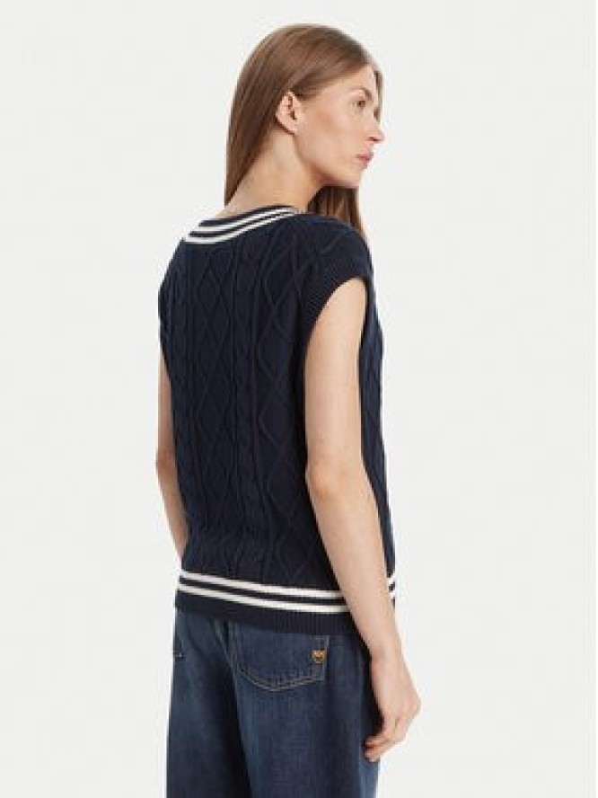 Guess Sweter V5GR00 Z3FB1 Granatowy Classic Fit