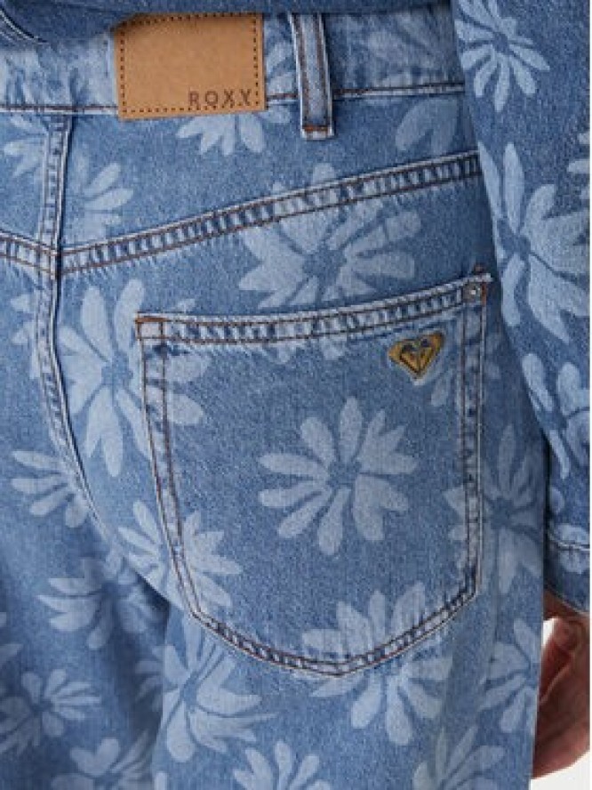 Roxy Jeansy Boogie Night ERJDP03323 Niebieski Wide Leg