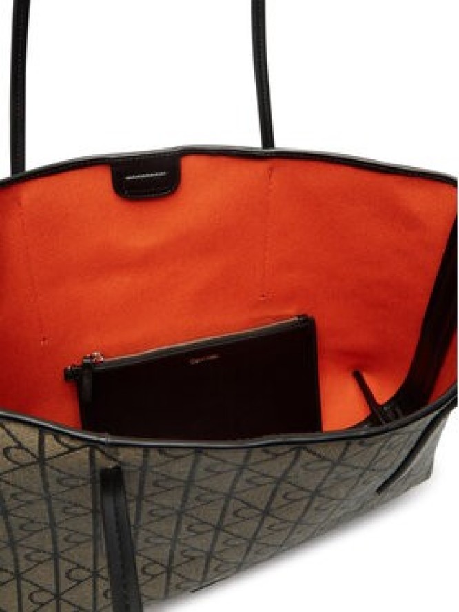 Calvin Klein Torebka Emblem Trio Pebble Shoulder Bag LV04F3750G Brązowy
