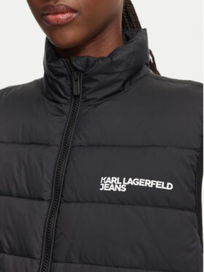 Karl Lagerfeld Jeans Bezrękawnik B3W15043 Czarny Regular Fit
