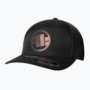 Czapka z daszkiem Pitbull Mesh Full Cap Logo Iridescent Flexfit