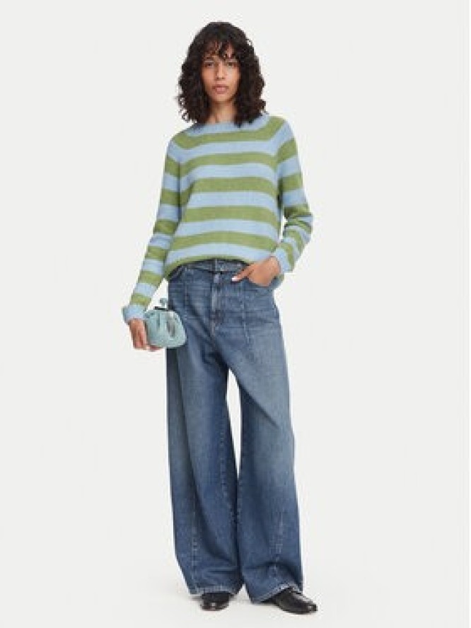 Weekend Max Mara Sweter Ghiacci 2625366211 Niebieski Regular Fit