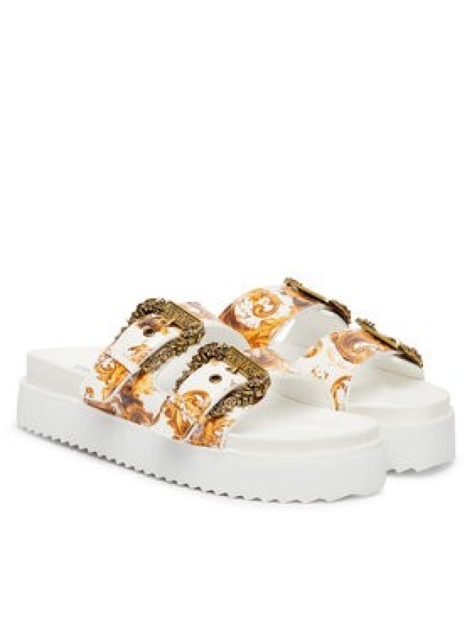 Versace Jeans Couture Klapki 80VA3SM1 ZS366 Złoty