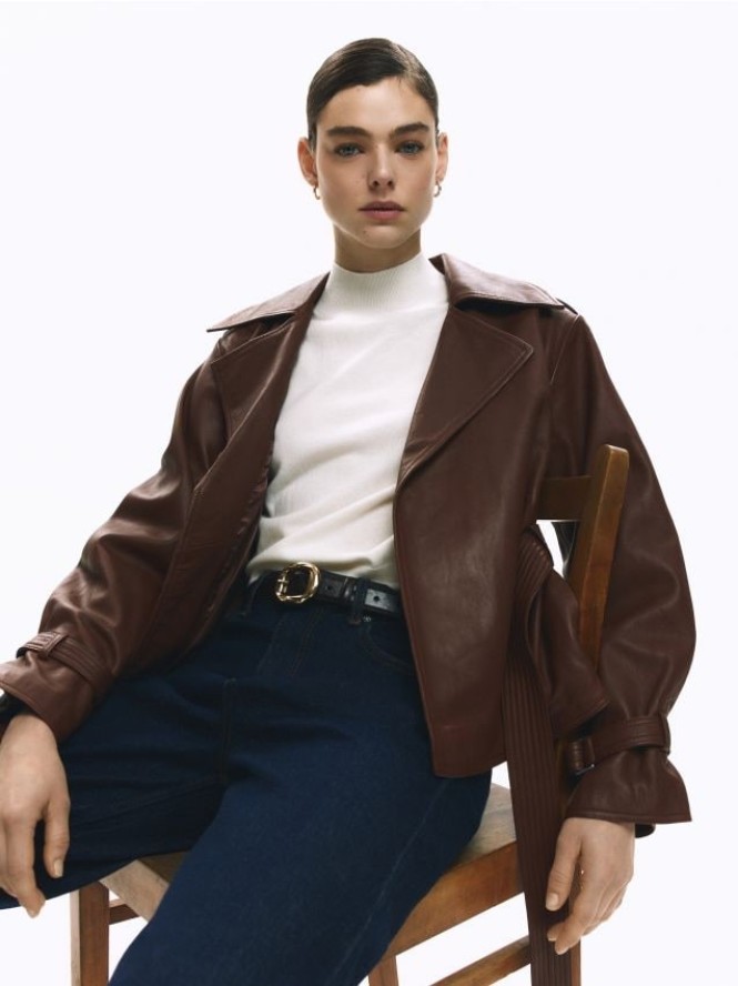 Dzianinowa kamizelka z wełną - złamana biel