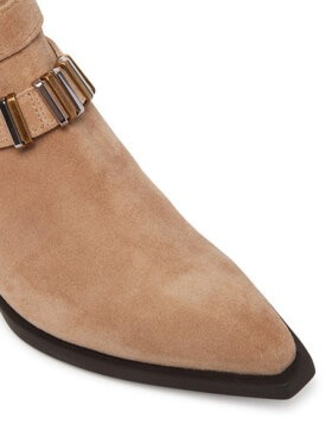 PINKO Kowbojki Tex 13 SD0343 P002 Beżowy