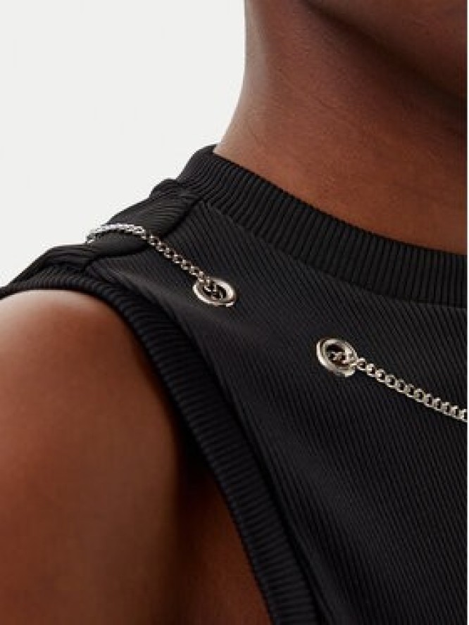 HUGO Top Delanive 50534050 Czarny Slim Fit