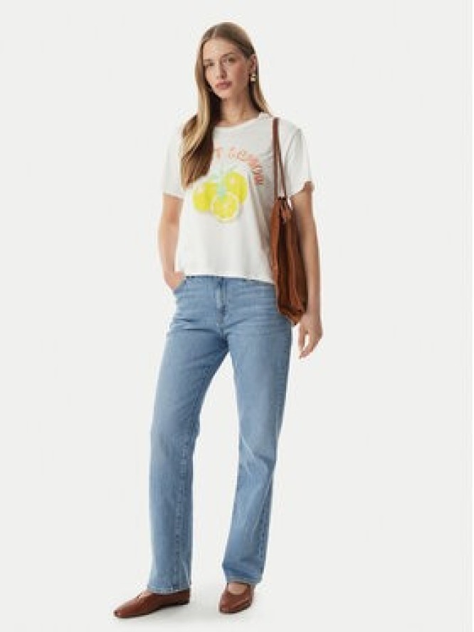 Morgan T-Shirt 261-DLEMON Biały Regular Fit