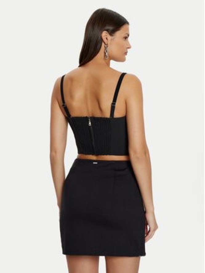 Guess Top W5RH26 WGLO2 Czarny Regular Fit