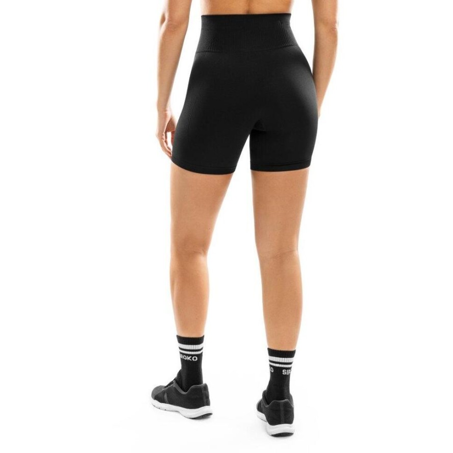 Damskie bezszwowe krótkie legginsy kolarki treningowe Fitness Siroko Persist