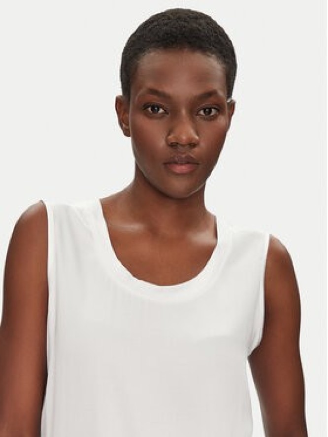 ViCOLO Bluzka TD0006 Biały Relaxed Fit