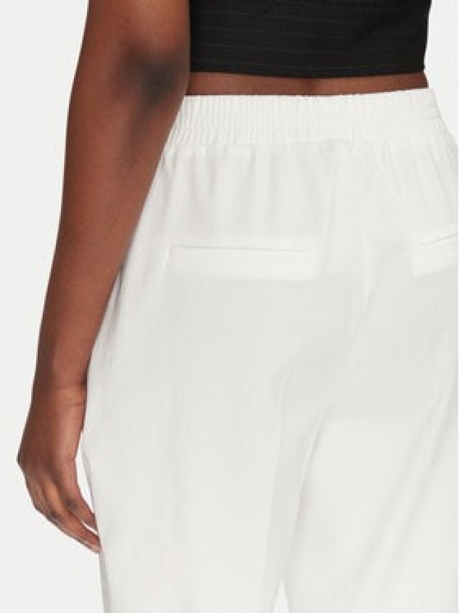 ACCESS FASHION Spodnie materiałowe 53-5119-886 Biały Regular Fit