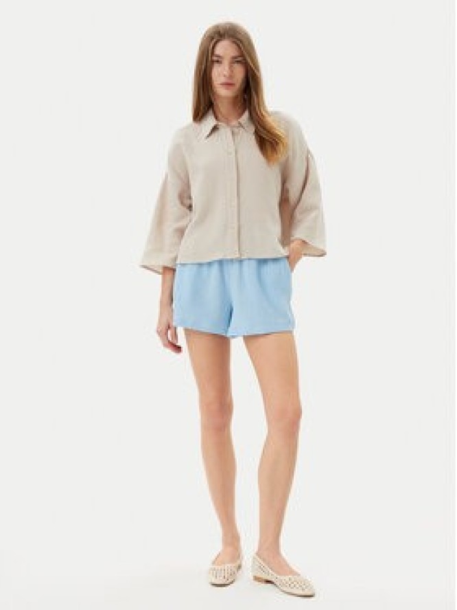 Vero Moda Szorty materiałowe Natali 10279687 Niebieski Baggy Fit