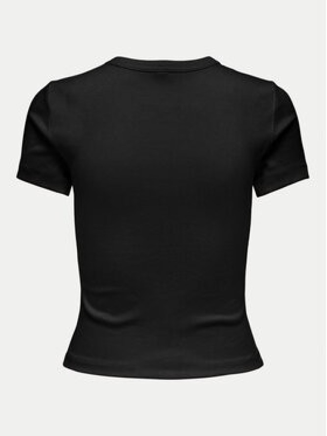 ONLY T-Shirt Val 15339774 Czarny Slim Fit