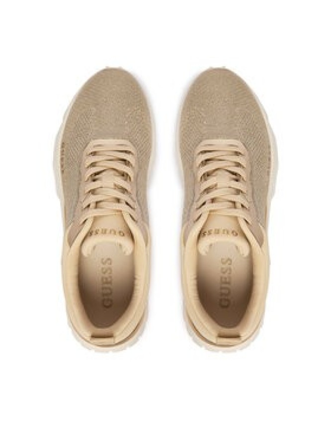 Guess Sneakersy FLPRN3 FAB12 Złoty