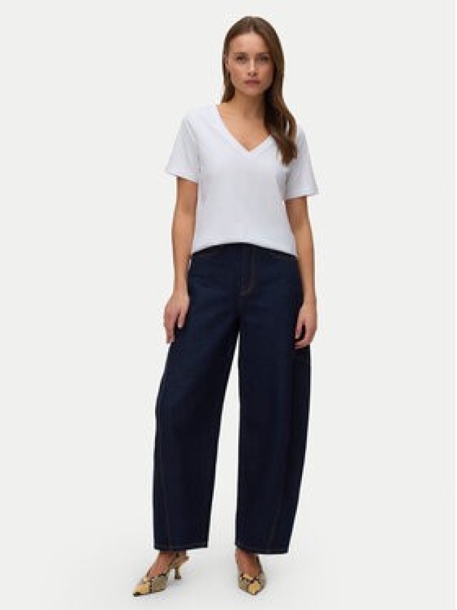 Vero Moda T-Shirt Paulina 10342926 Biały Regular Fit