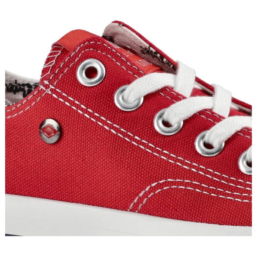 Trampki damskie Lee Cooper, sznurowany fason cholewka tekstylna płócienna niska cholewka przed kostkę gumowy nosek ochronny płaska podeszwa lekka kla