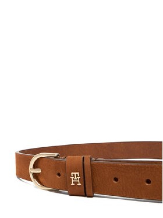 Tommy Hilfiger Pasek Damski Essential Effortless 2.5 Nubuck AW0AW17762 Brązowy