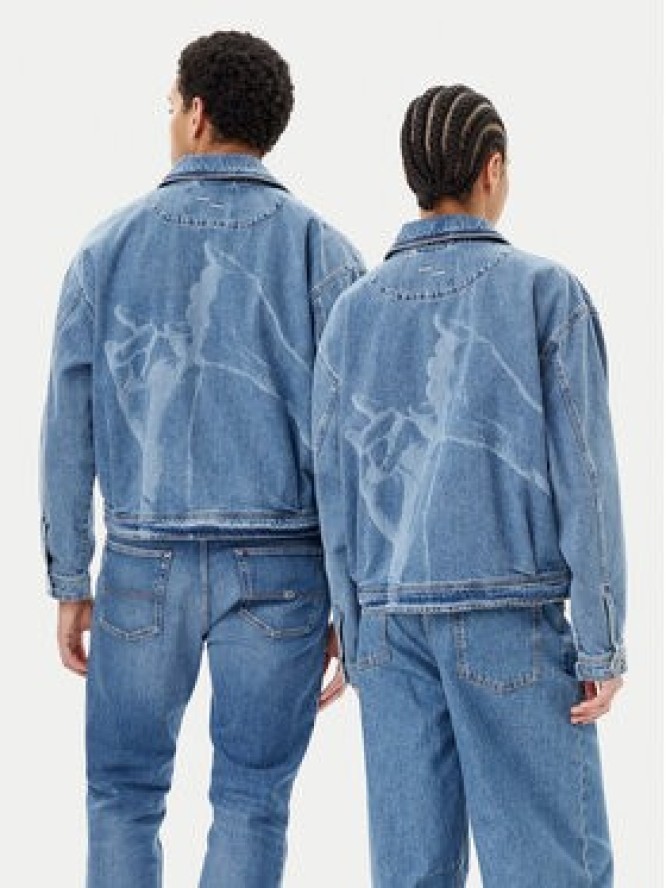 Filling Pieces Kurtka jeansowa Unisex 78620769975 Niebieski Regular Fit