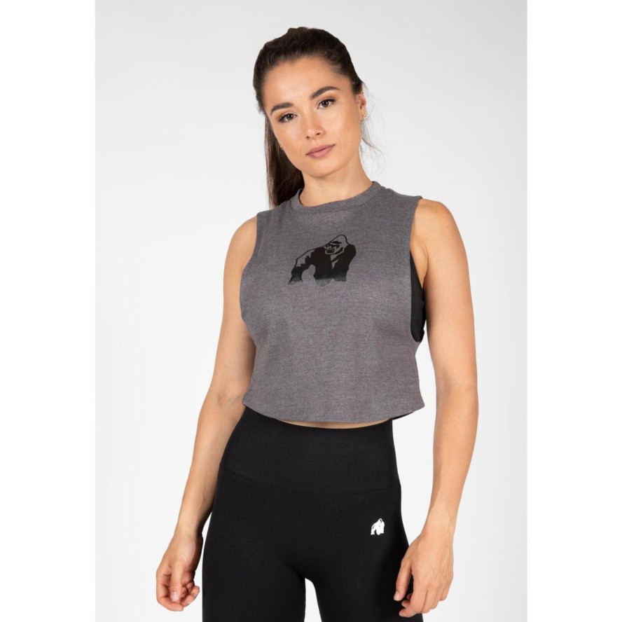 Tank top damski Gorilla Wear Addison Drop Armhole szary