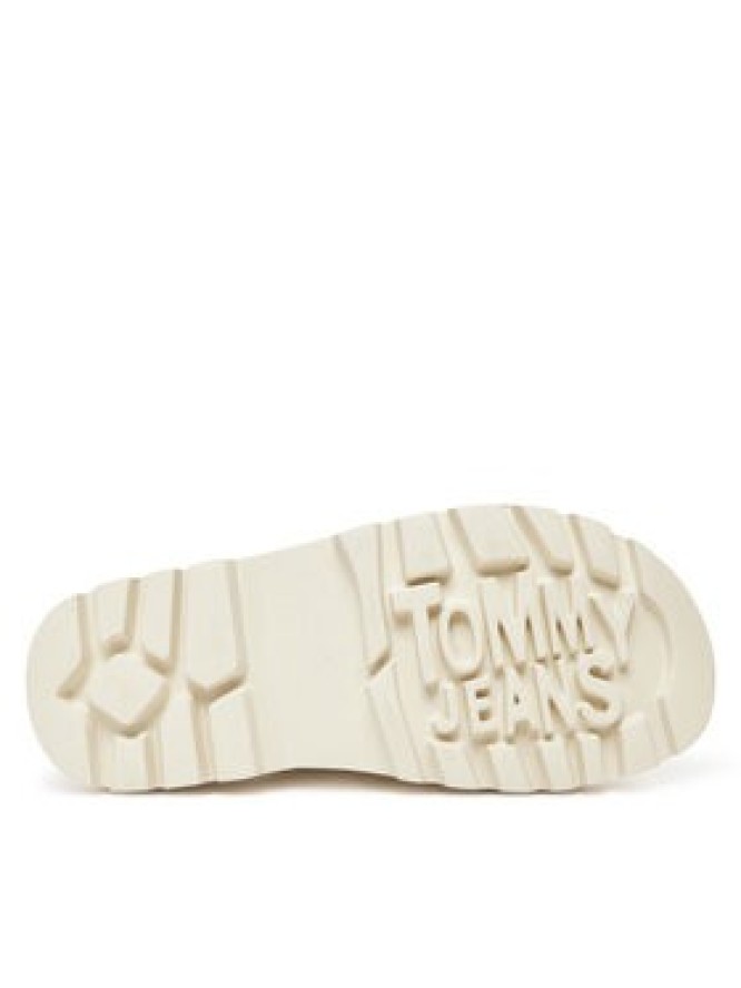 Tommy Jeans Klapki Tjw Double Strap Sandal EN0EN02753 Biały