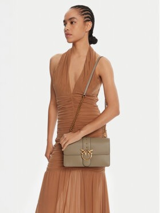 PINKO Torebka Love One Classic ST.CL Al 25-26 PLTT 105857 A0F1 Szary