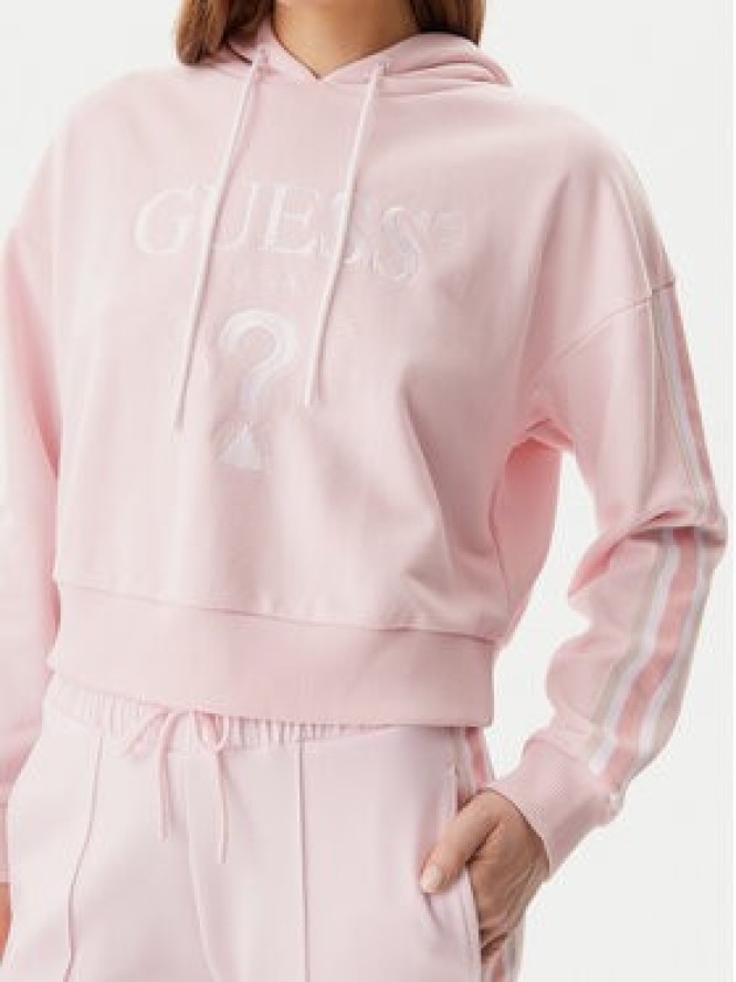 Guess Bluza V5GQ17 KCRT1 Różowy Regular Fit
