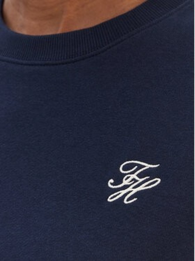 Tommy Hilfiger Bluza Script WW0WW49418 Granatowy Regular Fit