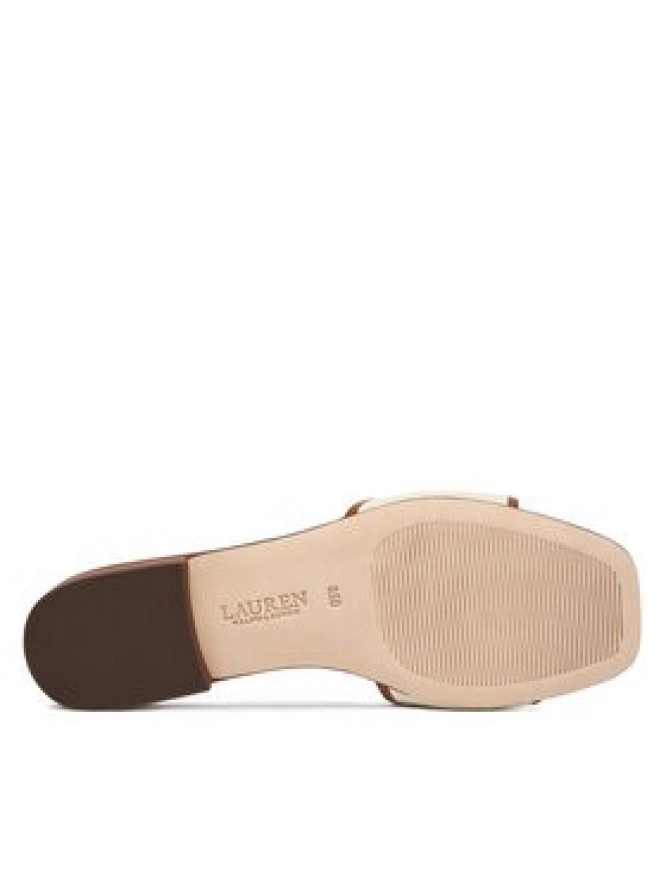 LAUREN RALPH LAUREN Klapki 802P04395003 Écru
