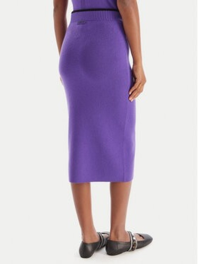 PINKO Spódnica midi 105489 A2Q9 W21 Fioletowy Regular Fit