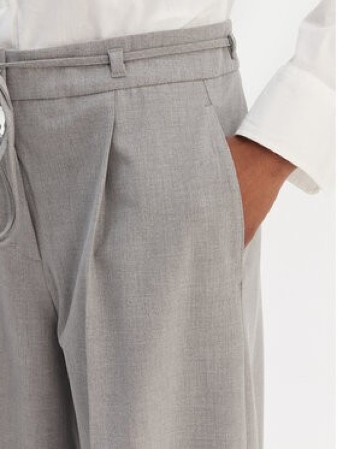 HUGO Spodnie materiałowe Haminde 50555897 Szary Regular Fit