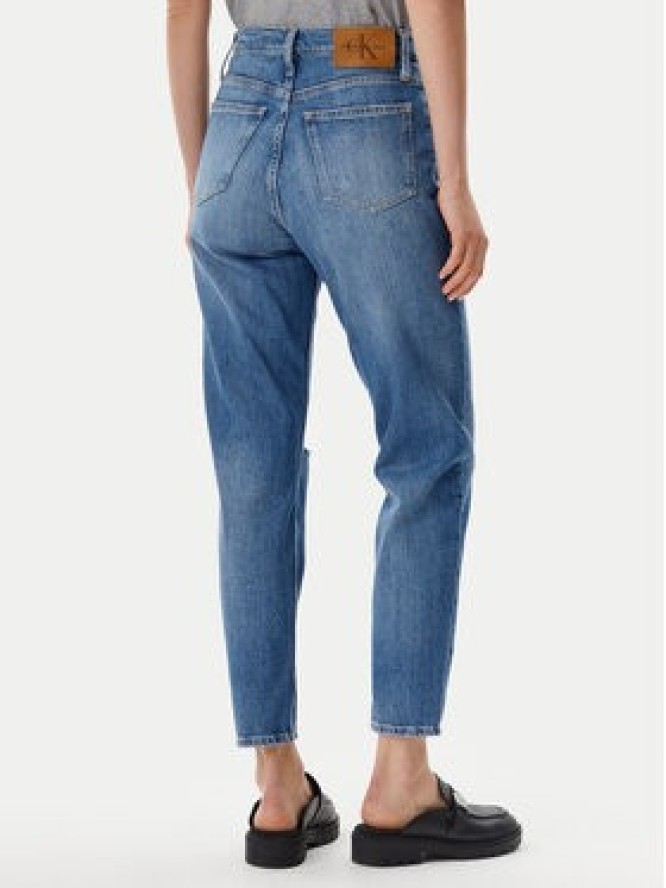 Calvin Klein Jeans Jeansy J20J225140 Niebieski Mom Fit