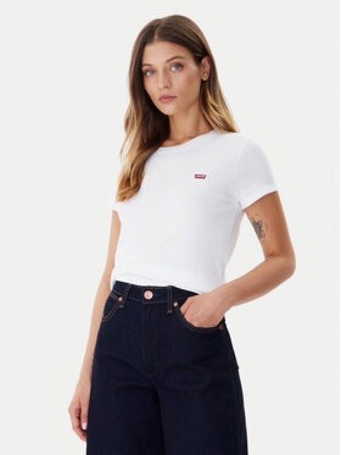 Levi's® Komplet t-shirtów Essential 004AO-0002 Biały Slim Fit