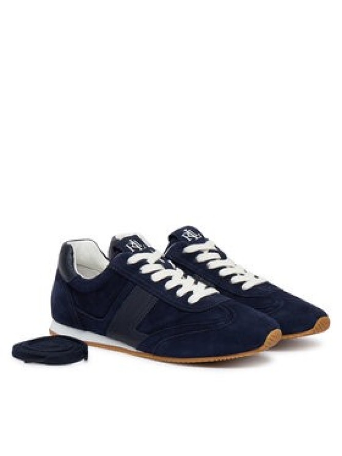 LAUREN RALPH LAUREN Sneakersy Dani 802P15837005 Granatowy