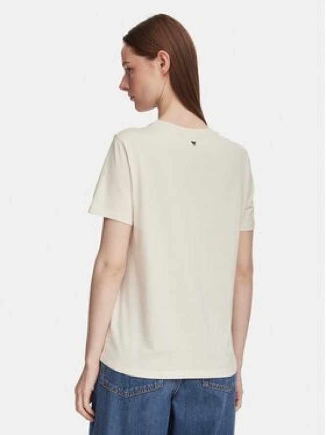 Weekend Max Mara T-Shirt Edison 2625976041 Kremowy Regular Fit