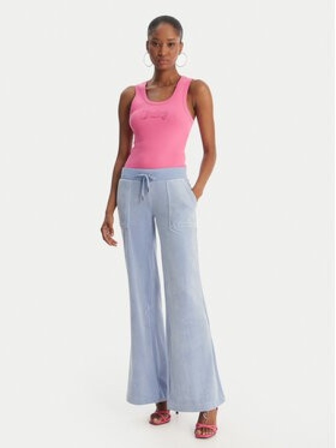 Juicy Couture Top Thin Strap JCWLV126308 Różowy Slim Fit