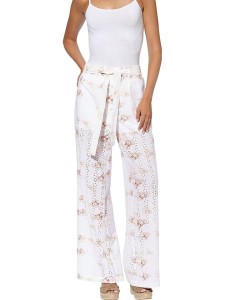 Heine Spodnie w kolorze biało-beżowym rozmiar: 38