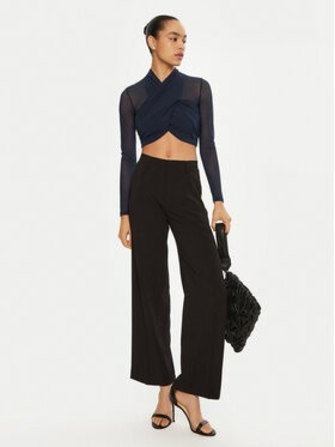 Bardot Bluzka 55001TB2 Granatowy Slim Fit