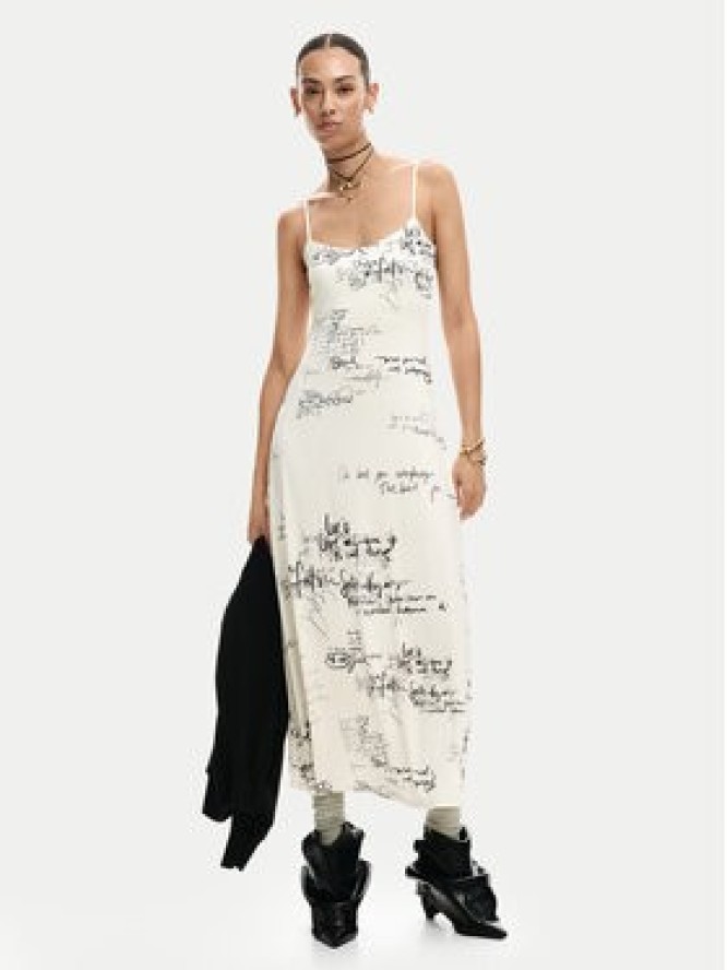 Desigual Komplet sweter i sukienka Morisot 26SWVK33 Écru Regular Fit