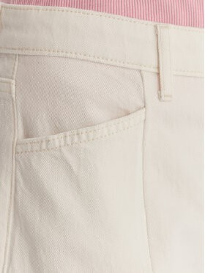 Guess Jeansy W6RA1H D6521 Biały Wide Leg