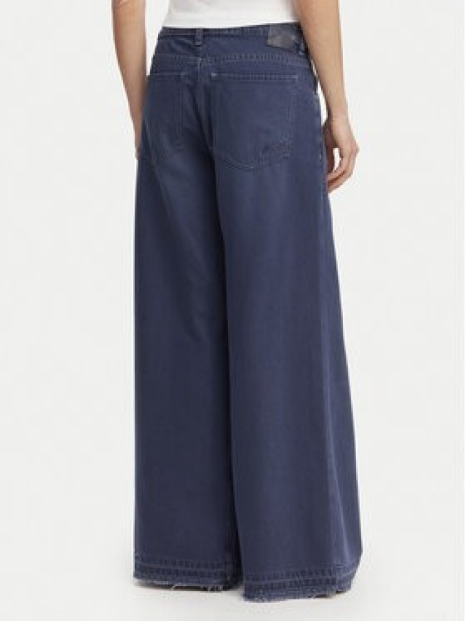 BOSS Jeansy Slouchy 50552533 Granatowy Wide Leg