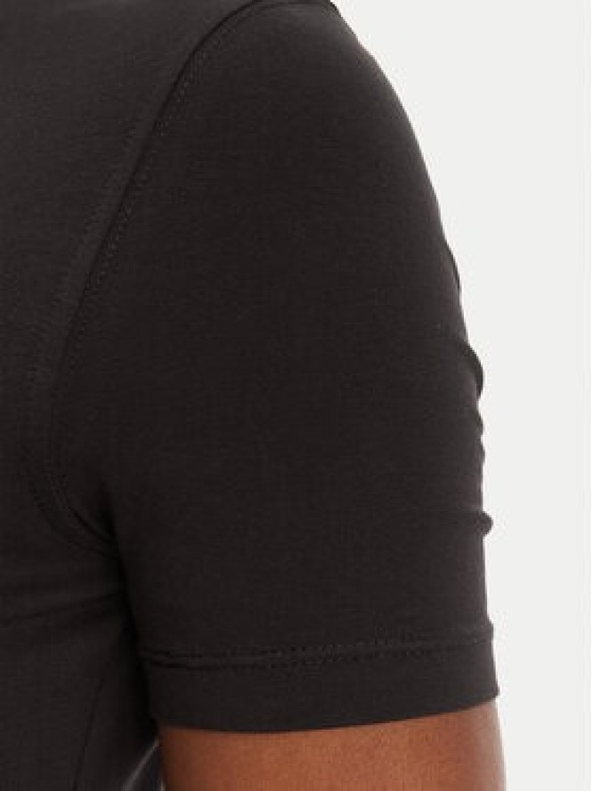 Versace Jeans Couture T-Shirt 80HAHE01 CJ02E Czarny Slim Fit