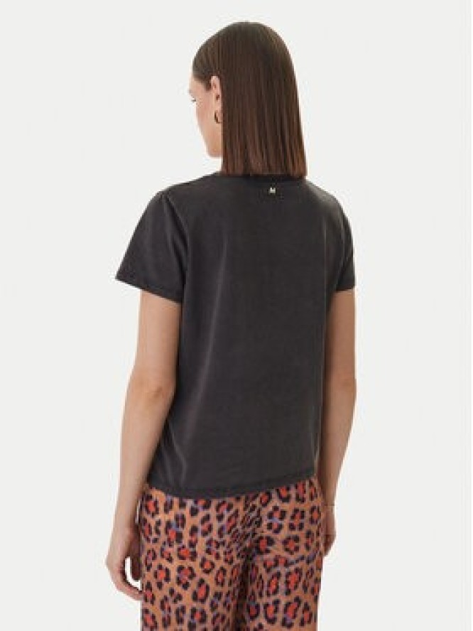 LOLA CASADEMUNT T-Shirt MS2615050 Czarny Regular Fit