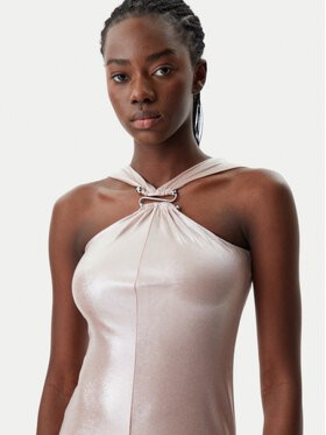 PINKO Sukienka koktajlowa 104999 A2DN Różowy Regular Fit