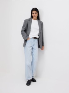 Jednorzędowa marynarka - ciemnoszary