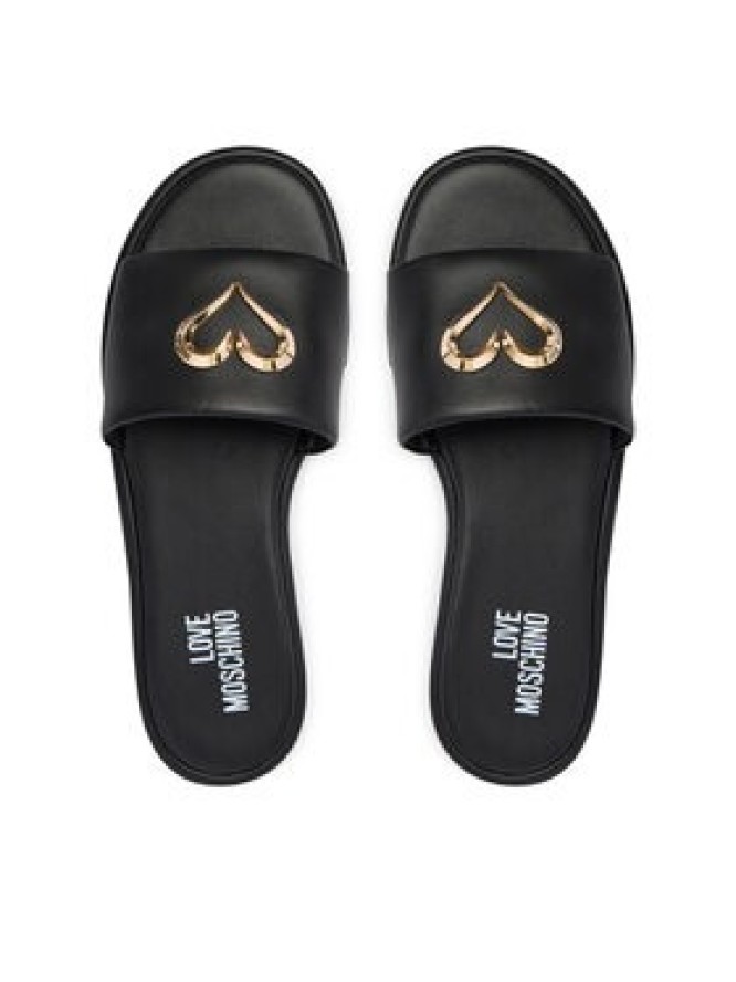 LOVE MOSCHINO Klapki JA28252G0OIA0000 Czarny