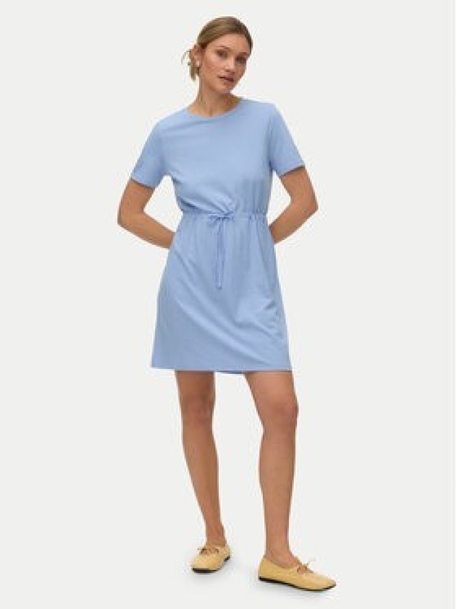 Vero Moda Sukienka codzienna Luna 10325626 Niebieski Regular Fit