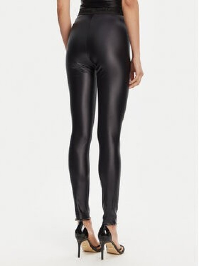 Versace Jeans Couture Legginsy 78HAC101 Czarny Slim Fit