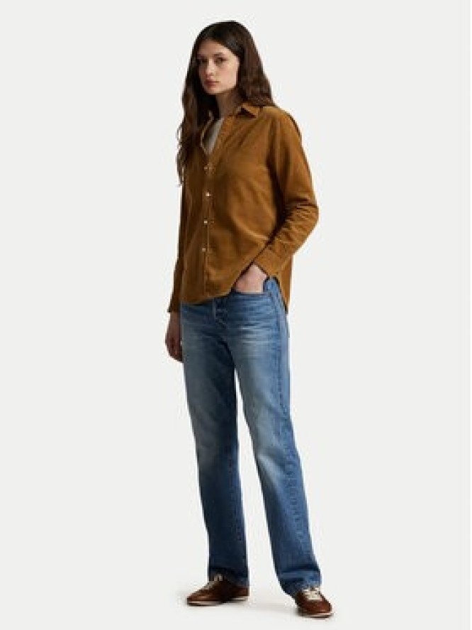 Polo Ralph Lauren Koszula 211A93203004 Brązowy jasny Regular Fit