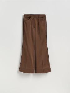 Spodnie z lampasem - brązowy