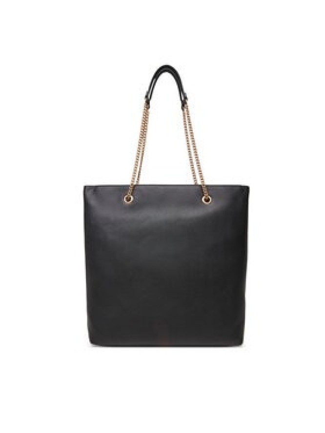 Calvin Klein Torebka Minimal Monogram Chain Tote LV04F3204G Czarny